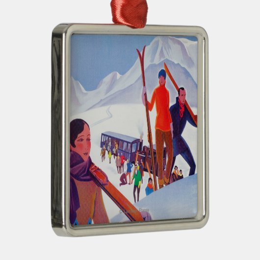 PLMの鉄道の昇進ポスター メタルオーナメント (右)