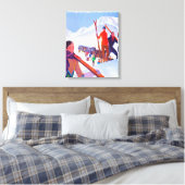 PLM鉄道宣伝ポスター キャンバスプリント (インサイチュ (寝室))