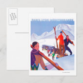 PLM鉄道宣伝ポスター ポストカード (正面/裏面)