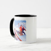 PLM鉄道宣伝ポスター マグカップ (正面左)