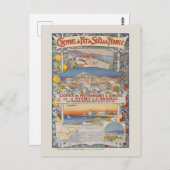 PLM Lignes de Meyragsグラスヴィンテージポスター ポストカード (正面/裏面)