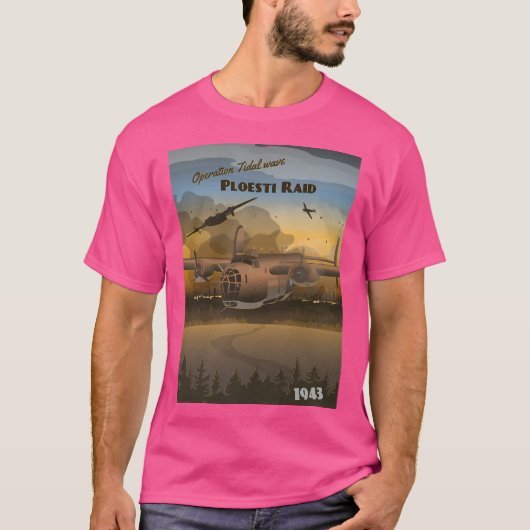 Ploesti Raid 1943 – 潮流作戦 Tシャツ (正面)