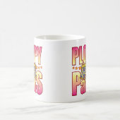Ploppyの花いっぱいのズボン コーヒーマグカップ (中央)