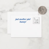 Plot Bunny by Sommer Hamilton ノートカード (正面/裏面インサイチュ)