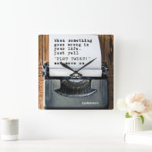 "Plot Twist"クロック スクエア壁時計 (ホーム)