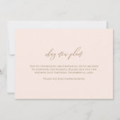 Plot Twist モダン Writhlミニマル & Photo セーブザデート (裏面)