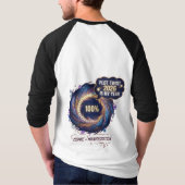 Plot Twist 2026 Is My Year Cosmic Galaxy Motivatio Tシャツ (裏面)