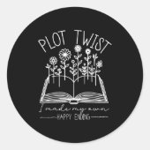 Plot Twist I Made My Own Happy Ending Emwered Moti ラウンドシール (正面)