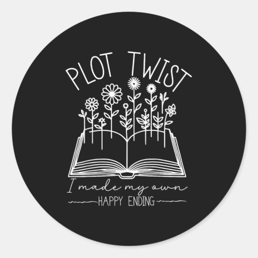 Plot Twist I Made My Own Happy Ending Emwered Moti ラウンドシール (正面)