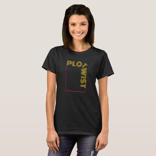 Plot Twist Readers 読's Book Plot Tシャツ (正面フル)