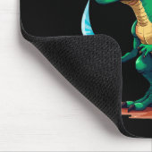 Plot Twist Turkey Riding Dinosaur T-rex Funny Than マウスパッド (コーナー)