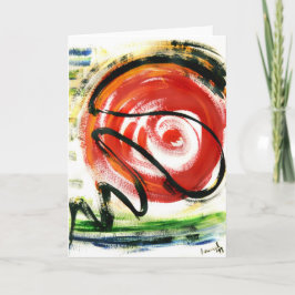 Plotkin's Entropy抽象芸術科学グリーティングカード カード