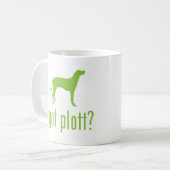 Plott猟犬 コーヒーマグカップ (正面左)