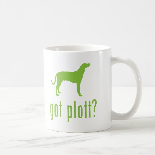Plott猟犬 コーヒーマグカップ (右)