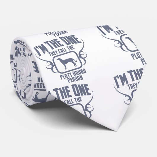 Plott猟犬 ネクタイ (ロール)