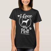 Plott Hound  2 Tシャツ (正面)