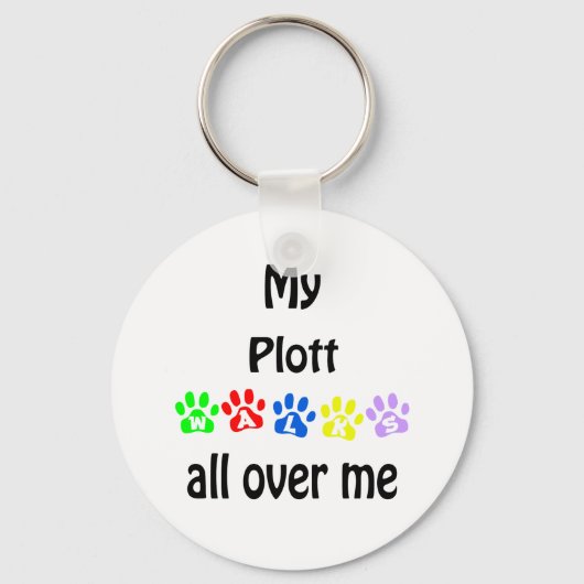 Plott Walksデザイン キーホルダー (正面)