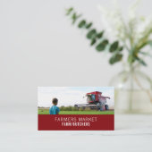 Plouer in Field, Butcher & Business Card(フィールド、農家、 名刺 (スタンド正面)