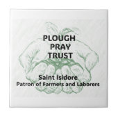 "Plough Pray Trust" Saint Isidore Magnet タイル (正面)