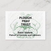 "Plough Pray Trust" Saint Isidore Reminder Card 予約カード (正面)