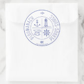 Ploumanach  Perros-Guirec ラウンドシール (バッグ)