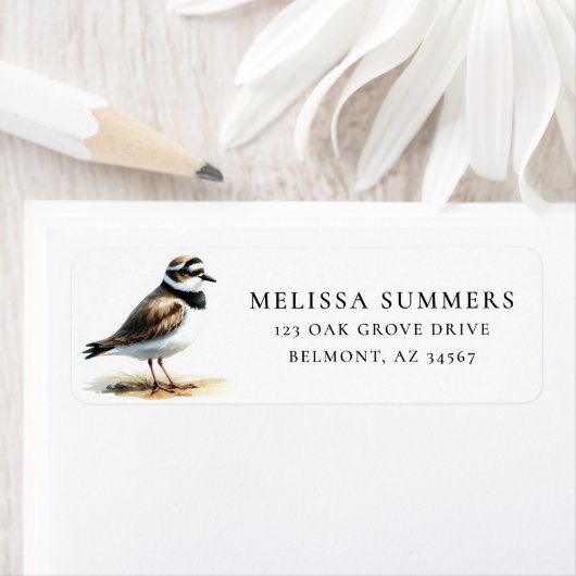 Plover Return Address Label ラベル (インサイチュ)