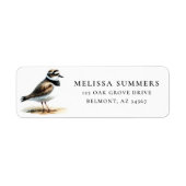 Plover Return Address Label ラベル (正面)