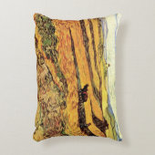 Plowman and Millとのフィールドby Vincent van ゴッホ アクセントクッション (正面(垂直))