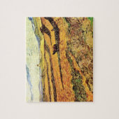 Plowman and Millとのフィールドby Vincent van ゴッホ ジグソーパズル (縦)