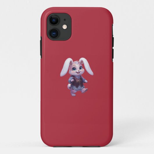 PLP LEPURO - かわいい戦士うさぎ王グラフィックストリート Case-Mate iPhoneケース (裏面)