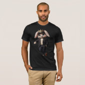 PLP NOVA V かわいい戦士ウサギ グラフィックTシャツ Tシャツ (正面フル)