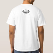Pluckinの曲がったアミガサタケ Tシャツ (裏面)
