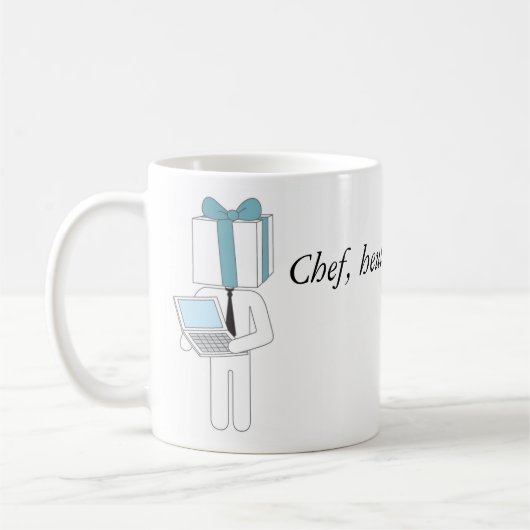 pluddel-tasse-büro-chef コーヒーマグカップ (左)