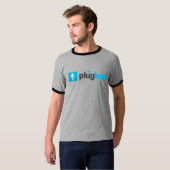 PlugBotのロゴ Tシャツ (正面フル)