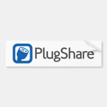PlugShareのバンパーステッカー