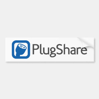 PlugShareのバンパーステッカー バンパーステッカー