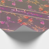 Plumのバラハート ラッピングペーパー (角)