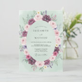 Plum Blossom Laurel Romance Wedding 招待状 (スタンド正面)