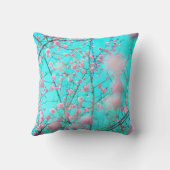 Plum Blossoms (Suzhou, China) Throw Pillow クッション (裏面)