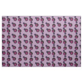Plum Eclipse - Luxe Mid-Century Circles ファブリック (ファットクウォーター)