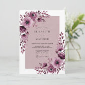 Plum Exquisite Spring Wedding 招待状 (スタンド正面)