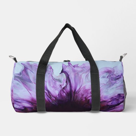 Plum Gorgeous Print Cut Sew Bag ダッフルバッグ (正面)