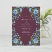 Plum Resplendent Winter Wedding 招待状 (スタンド正面)