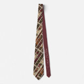 Plum Roses Mechanical Steampunk  ネクタイ (正面)