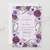 Plum Sublime Spring Wedding 招待状 (正面)