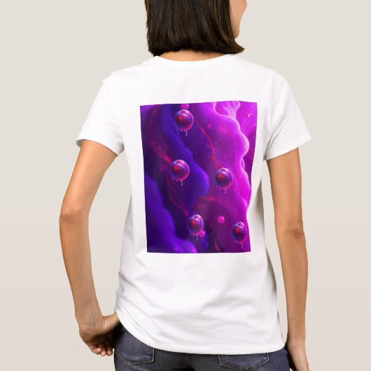 Plum Sweet Waterfall Tシャツ (裏面)