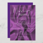 Plum Wedding Registry 招待状 (正面/裏面)