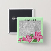 Plumariaのテンプレートボタン 缶バッジ (正面&裏面)