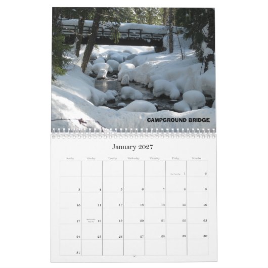 PLUMAS EUREKAの州立公園2010のカレンダー カレンダー (1月 2027)