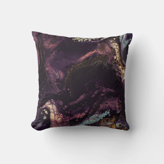 Plumb the Depths Throw Pillow クッション (正面)